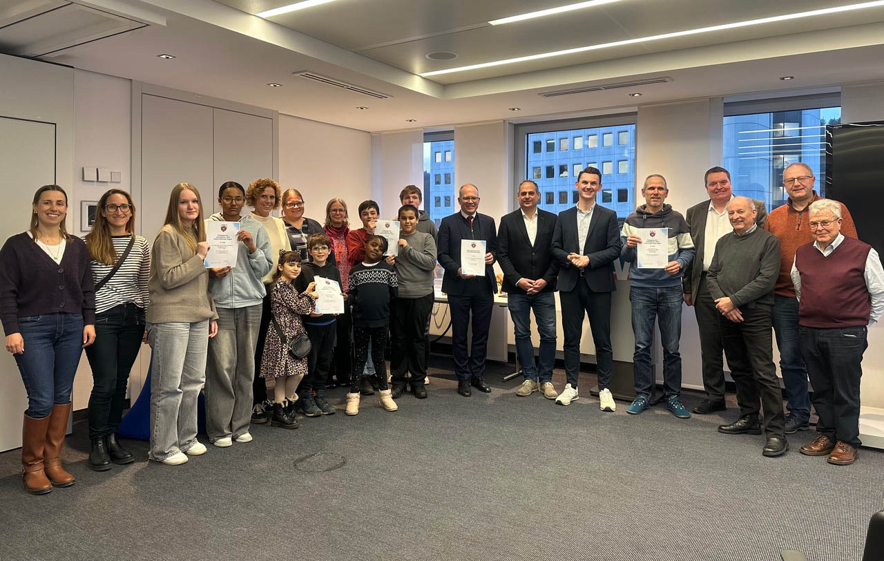 Wir freuen uns über den 2. Platz bei der Verleihung des 